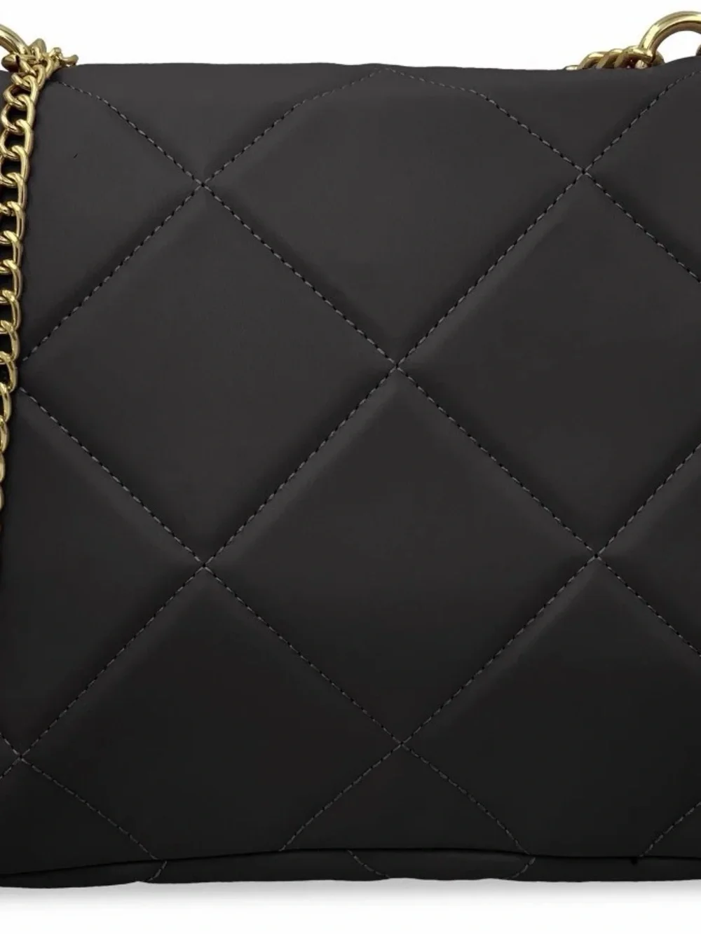 Badgley Mischka Black Quilted Crossbody Bag - Picture 6 of 7